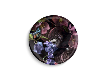 KOHLER K-30333-DM2-0 Dutchmaster Midnight Floral Carillon 17-3/4" round drop-in bathroom sink, no overflow - Midnight Floral