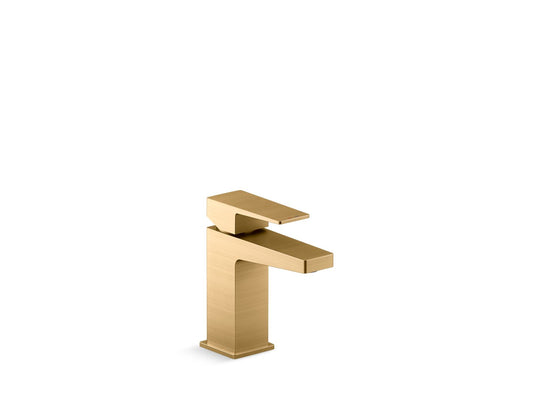 KOHLER K-37889-4-2MB Honesty Single-handle bathroom sink faucet, 1.2 gpm - Vibrant Brushed Moderne Brass