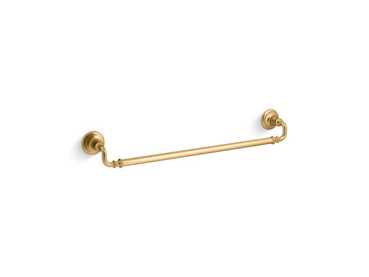 KOHLER K-72568-2MB Artifacts 24" Towel Bar In Vibrant Brushed Moderne Brass