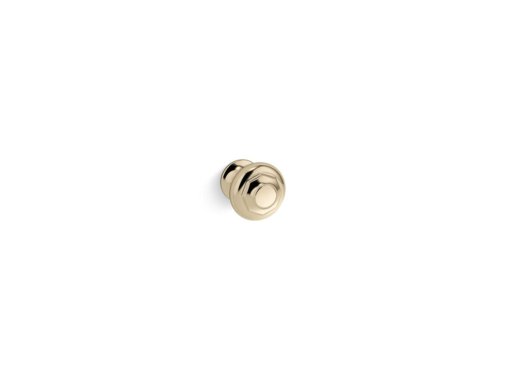 KOHLER K-72578-AF Artifacts Cabinet Knob - Vibrant French Gold