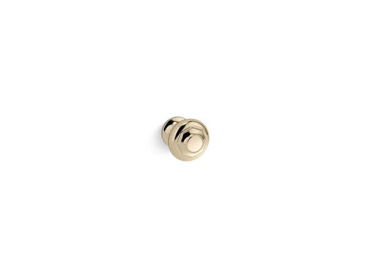 KOHLER K-72578-AF Artifacts Cabinet knob - Vibrant French Gold