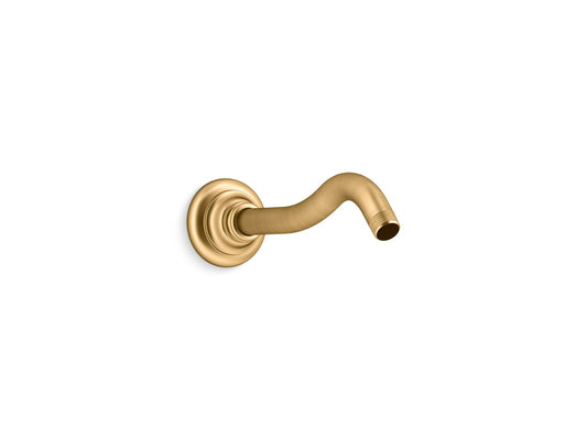 KOHLER K-72775-2MB Artifacts Shower Arm And Flange In Vibrant Brushed Moderne Brass