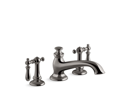 KOHLER K-72777-TT Artifacts Deck-Mount Bath Spout With Flare Design In Vibrant Titanium