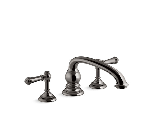 KOHLER K-72778-TT Artifacts Deck-Mount Bath Spout With Arc Design In Vibrant Titanium