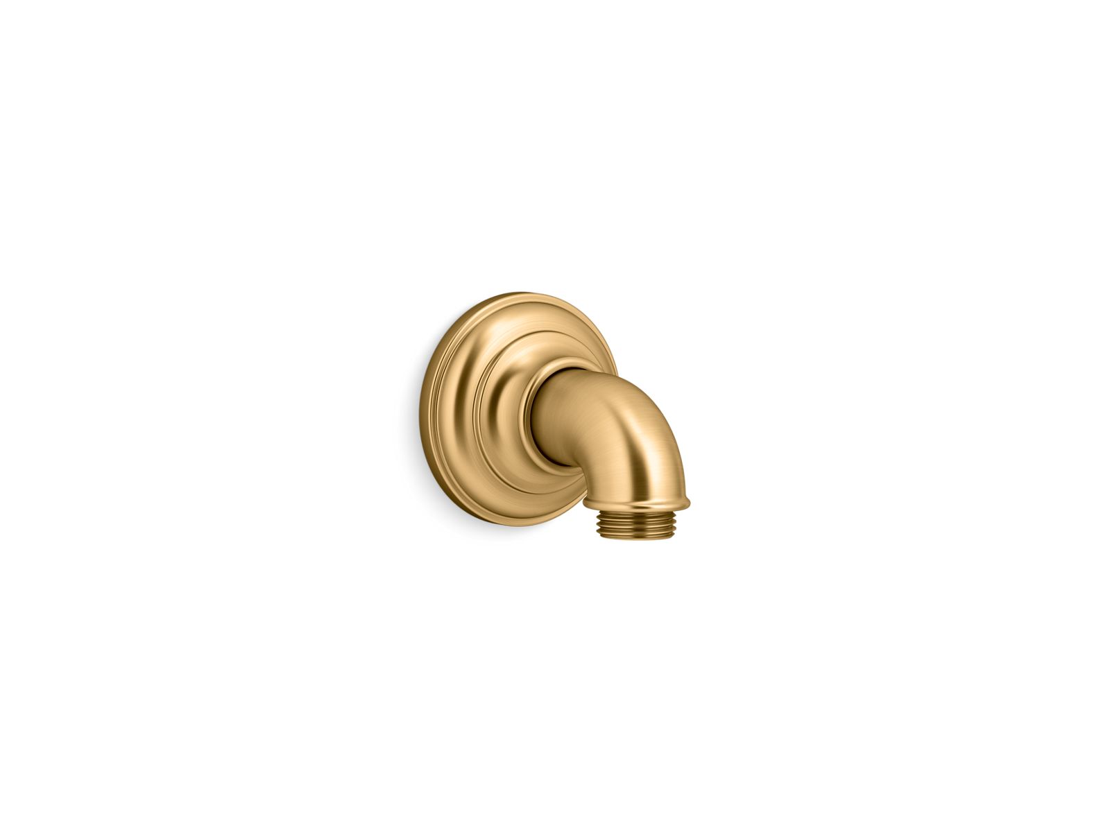 KOHLER K-72796-2MB Artifacts Wall-Mount Supply Elbow - Vibrant Brushed Moderne Brass
