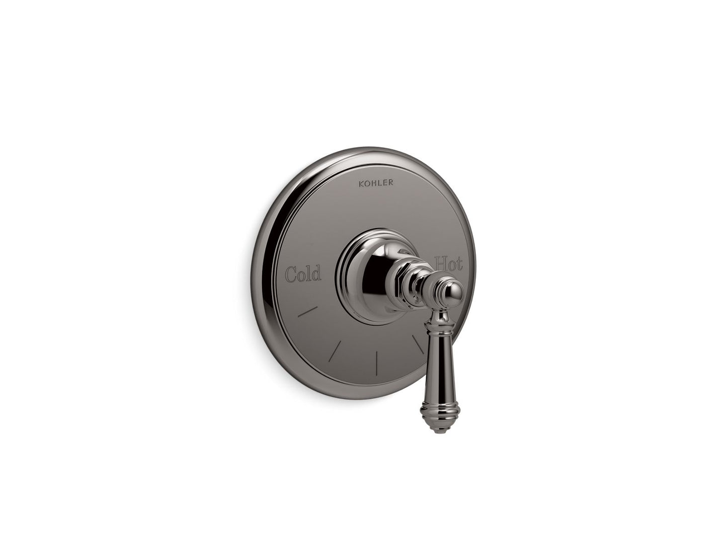 KOHLER K-T72769-4-TT Artifacts Mastershower Temperature Control Valve Trim With Lever Handle In Vibrant Titanium