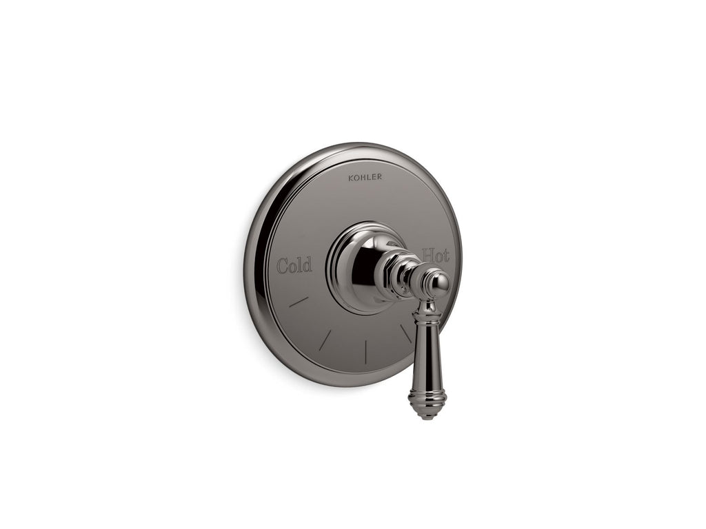 KOHLER K-T72769-4-TT Artifacts Mastershower Temperature Control Valve Trim With Lever Handle - Vibrant Titanium