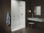KOHLER K-8458-96 Rely 60" X 32" Alcove Shower Base, Right Drain - Biscuit