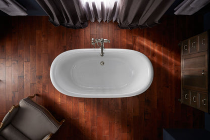 KOHLER K-21000-P5-0 Artifacts 66-1/8" x 32-1/2" freestanding bath - White
