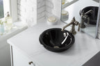 KOHLER K-20211-0 Iron Plains 12" Round Drop-In/Undermount/Vessel Bathroom Sink - White