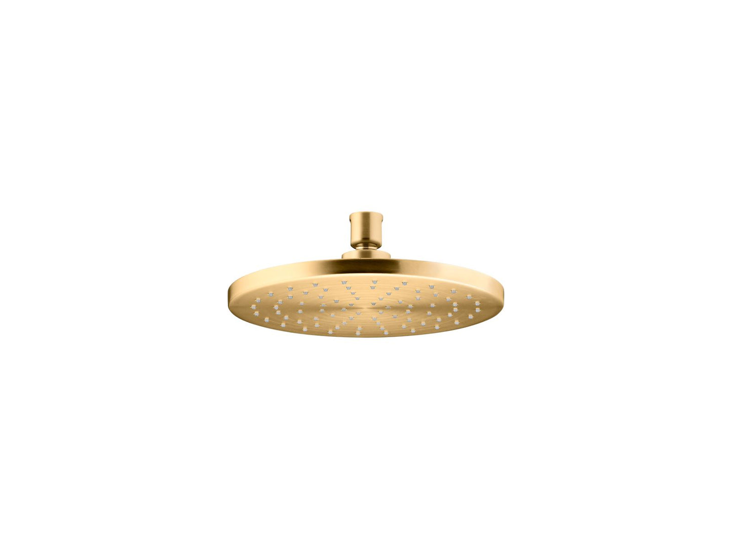 KOHLER K-13688-2MB Contemporary Round 8" Single-Function Rainhead, 2.5 Gpm In Vibrant Brushed Moderne Brass