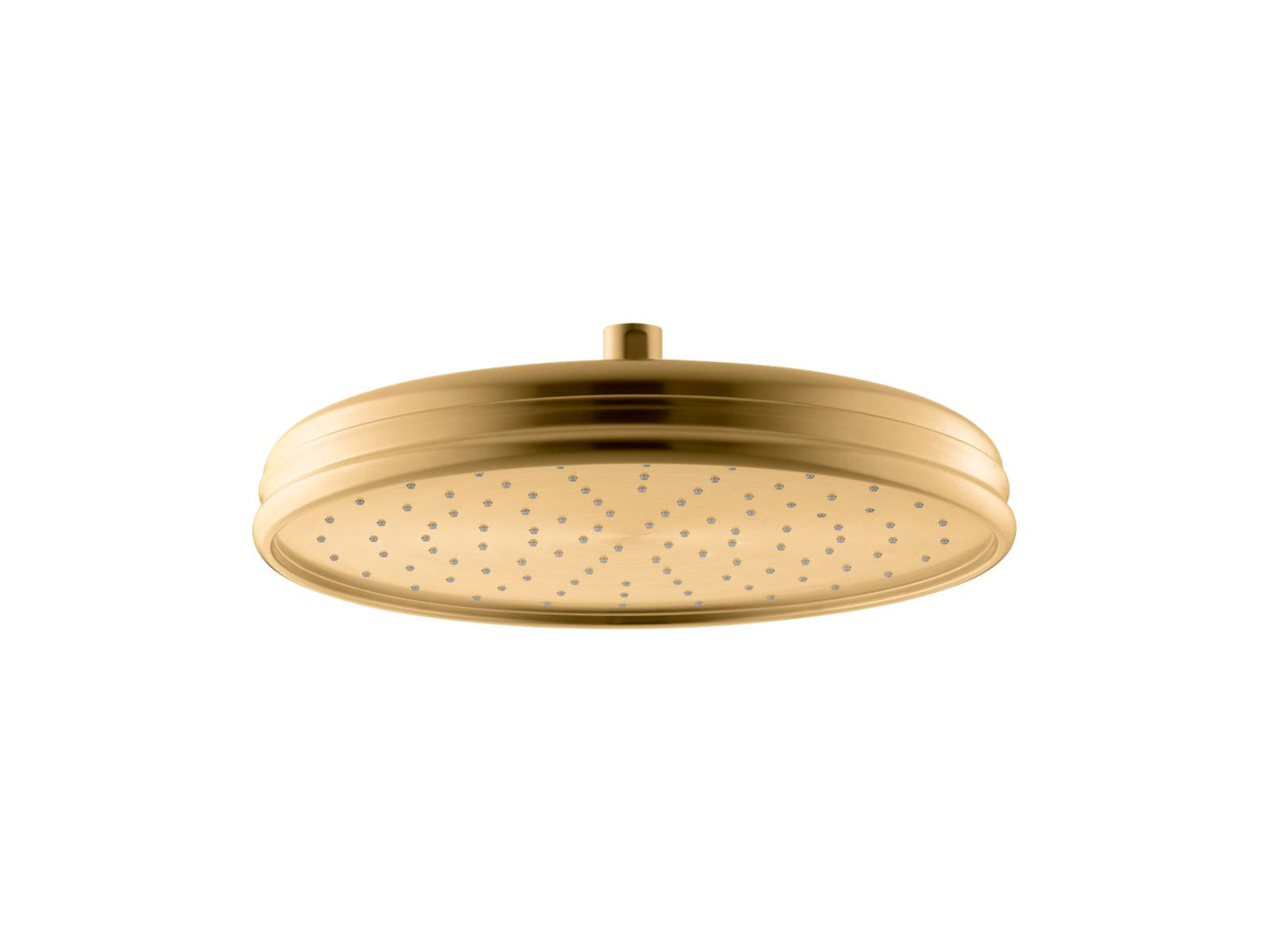 KOHLER K-13694-2MB Traditional 12" Single-Function Rainhead, 2.5 Gpm In Vibrant Brushed Moderne Brass