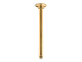 KOHLER K-7392-2MB 12" Ceiling-Mount Single-Function Rainhead Arm And Flange - Vibrant Brushed Moderne Brass
