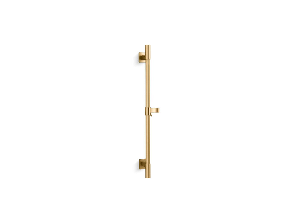 KOHLER K-98342-2MB Awaken 30" Deluxe Slidebar - Vibrant Brushed Moderne Brass