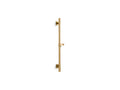 KOHLER K-98342-2MB Awaken 30" Deluxe Slidebar - Vibrant Brushed Moderne Brass