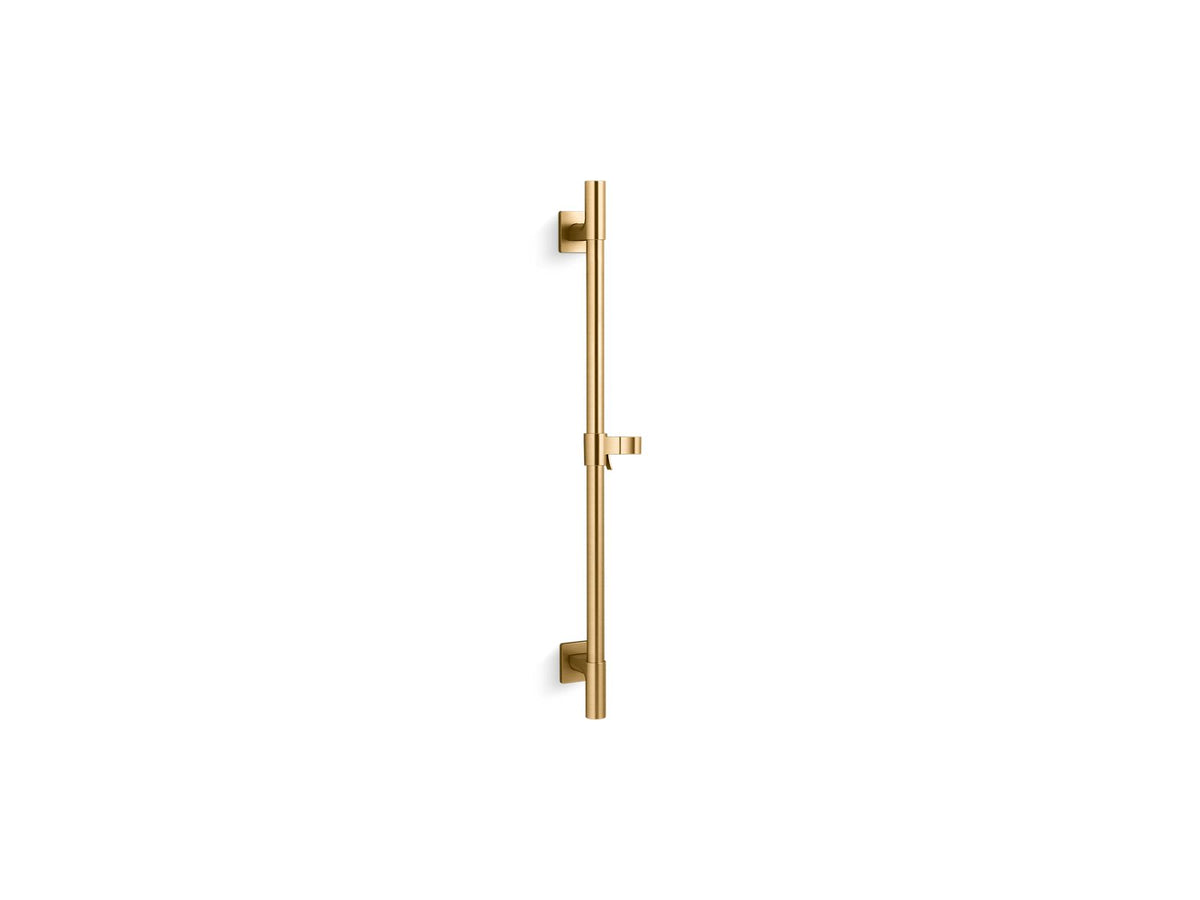KOHLER K-98342-2MB Awaken 30" Deluxe Slidebar - Vibrant Brushed Moderne Brass