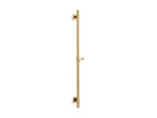 KOHLER K-98344-2MB Awaken 42" Deluxe Slidebar With Integrated Water Supply - Vibrant Brushed Moderne Brass
