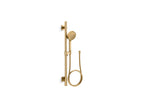 KOHLER K-99242-G-2MB Awaken G110 30" Deluxe Three-Function Handshower Kit, 1.75 Gpm - Vibrant Brushed Moderne Brass