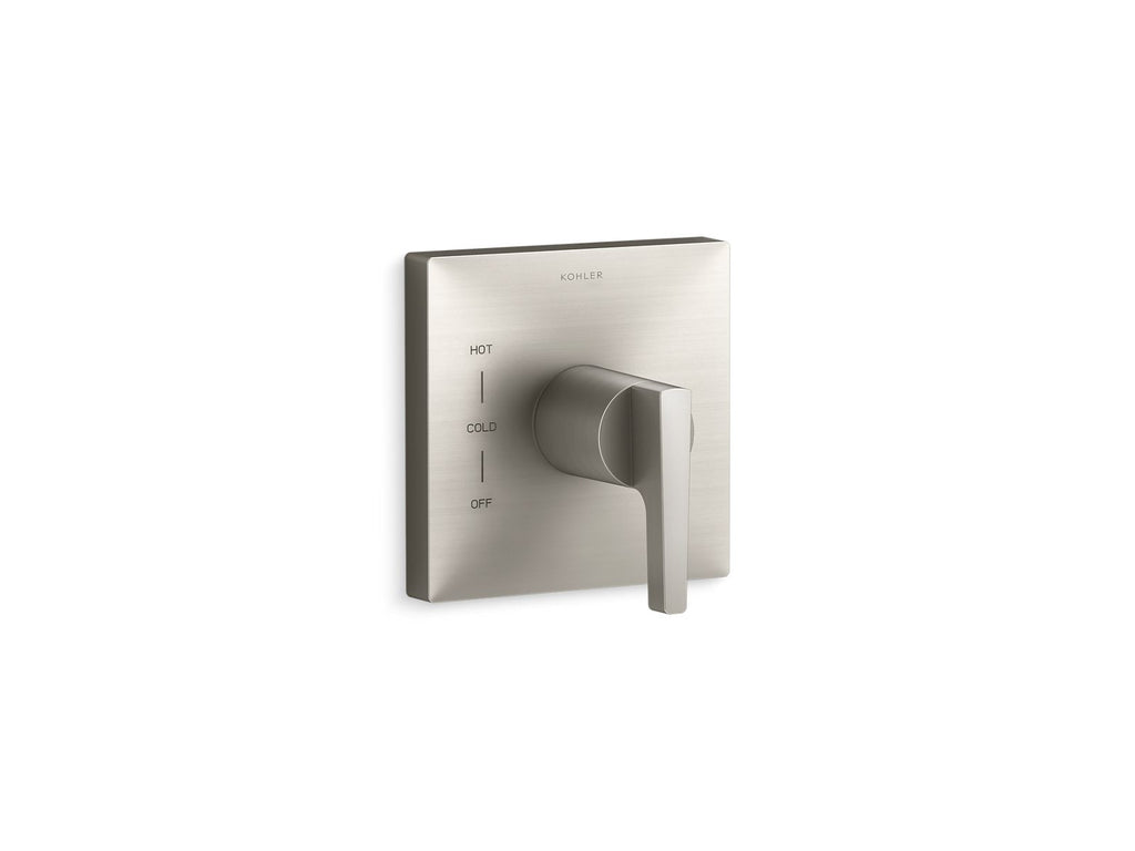 KOHLER K-TS99761-4-BN Honesty Rite-Temp Valve Trim - Vibrant Brushed Nickel