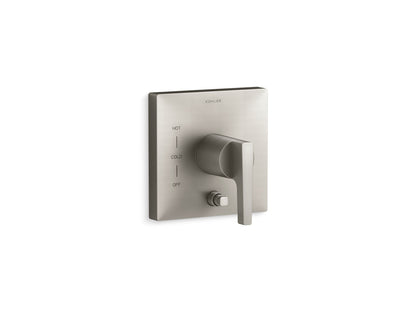 KOHLER K-T99762-4-BN Honesty Rite-Temp valve trim with push-button diverter - Vibrant Brushed Nickel