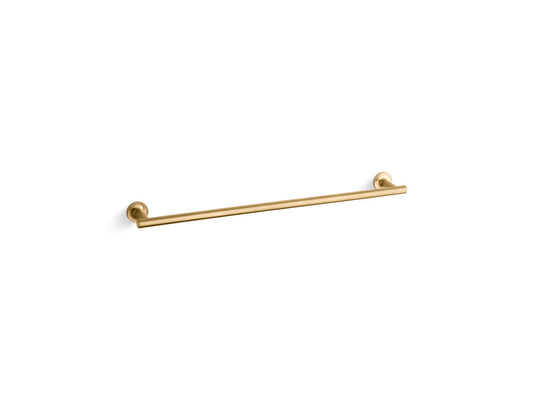 KOHLER K-14436-2MB Purist 24" Towel Bar In Vibrant Brushed Moderne Brass