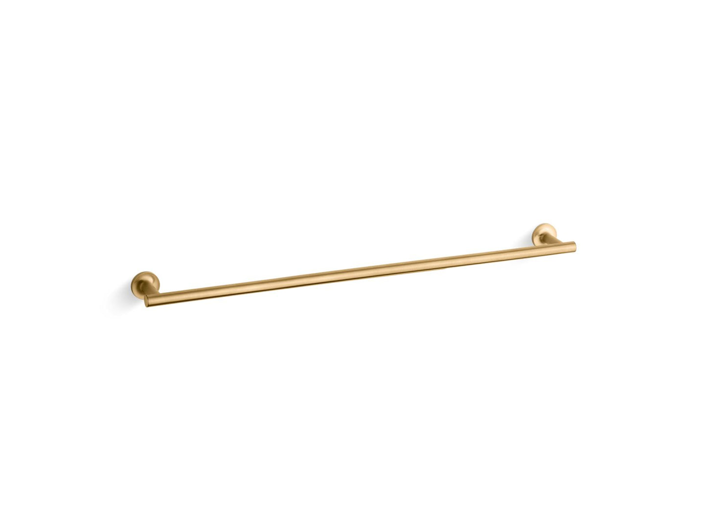 KOHLER K-14437-2MB Purist 30" Towel Bar In Vibrant Brushed Moderne Brass