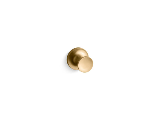 KOHLER K-14443-2MB Purist Robe Hook In Vibrant Brushed Moderne Brass