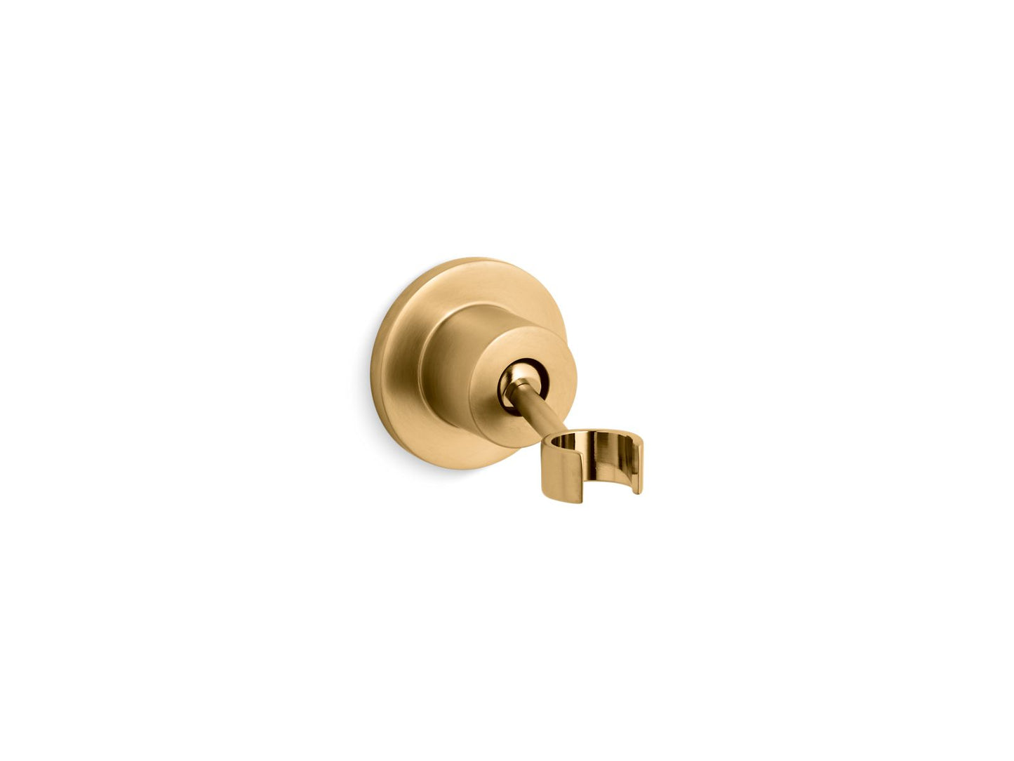 KOHLER K-975-2MB Stillness Adjustable Wall-Mount Holder In Vibrant Brushed Moderne Brass