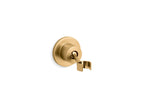 KOHLER K-975-2MB Stillness Adjustable Wall-Mount Holder - Vibrant Brushed Moderne Brass