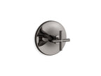KOHLER K-T14488-3-TT Purist Mastershower Temperature Control Valve Trim With Cross Handle - Vibrant Titanium