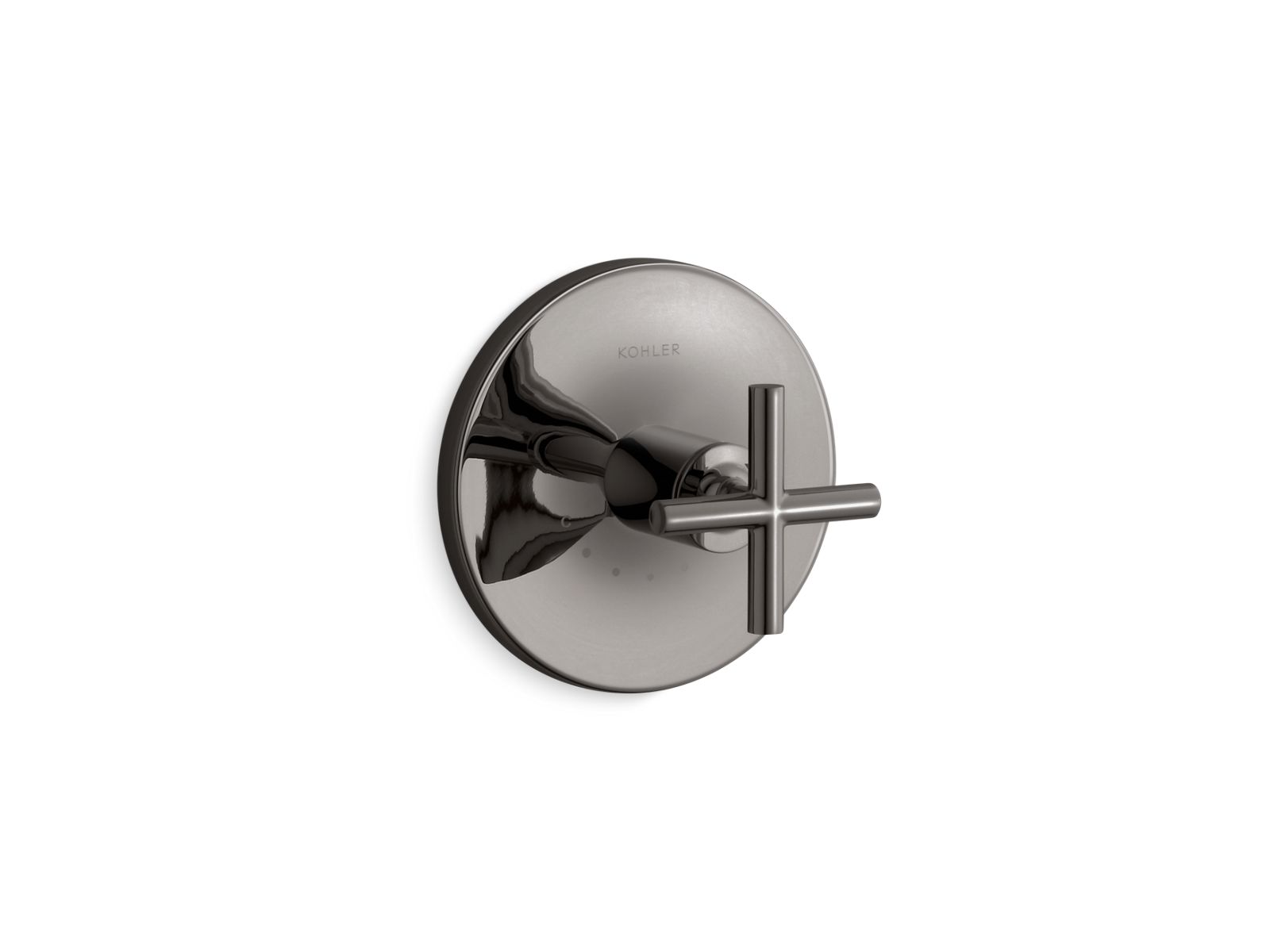 KOHLER K-T14488-3-TT Purist Mastershower Temperature Control Valve Trim With Cross Handle - Vibrant Titanium