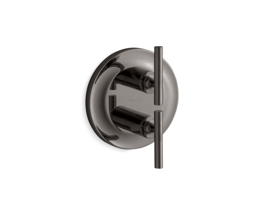 KOHLER K-T14489-4-TT Purist Mastershower Temperature And Volume Control Valve Trim - Vibrant Titanium