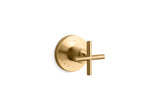 KOHLER K-T14490-3-2MB Purist Mastershower Volume Control Valve Trim With Cross Handle - Vibrant Brushed Moderne Brass