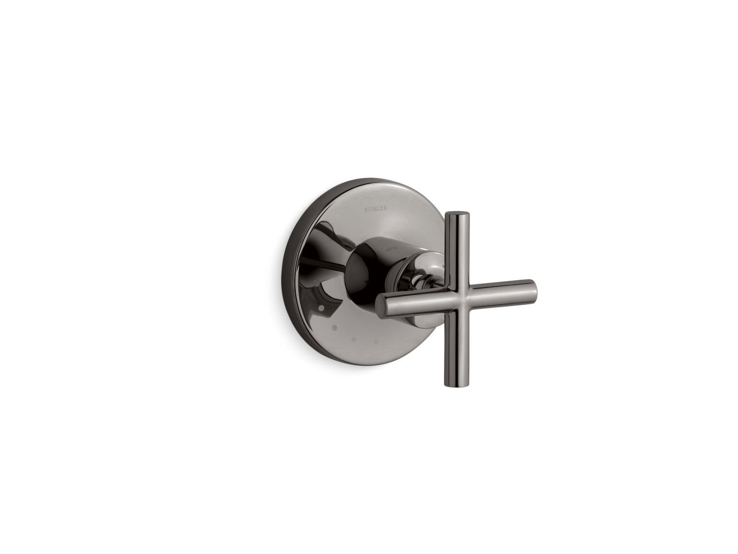 KOHLER K-T14490-3-TT Purist Mastershower Volume Control Valve Trim With Cross Handle In Vibrant Titanium