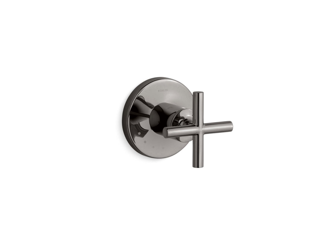 KOHLER K-T14490-3-TT Purist Mastershower Volume Control Valve Trim With Cross Handle - Vibrant Titanium