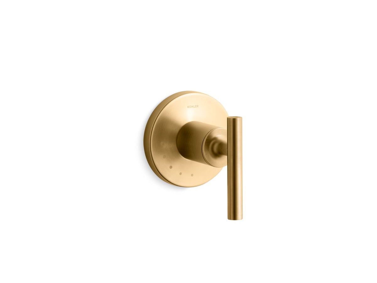 KOHLER K-T14490-4-2MB Purist Mastershower Volume Control Valve Trim With Lever Handle - Vibrant Brushed Moderne Brass