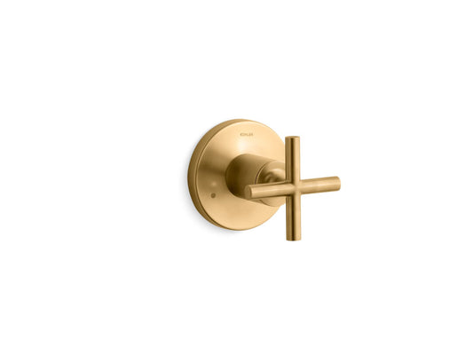 KOHLER K-T14491-3-2MB Purist Mastershower Transfer Valve Trim With Cross Handle In Vibrant Brushed Moderne Brass