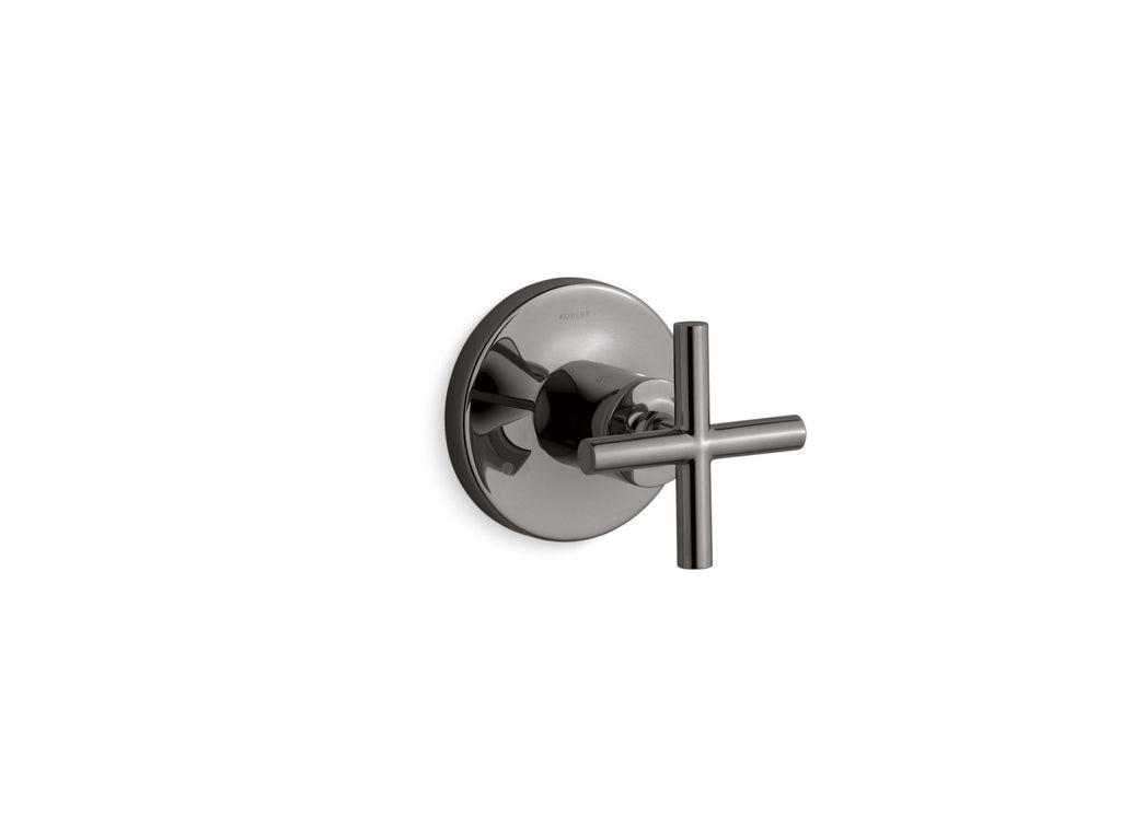 KOHLER K-T14491-3-TT Purist Mastershower Transfer Valve Trim With Cross Handle - Vibrant Titanium