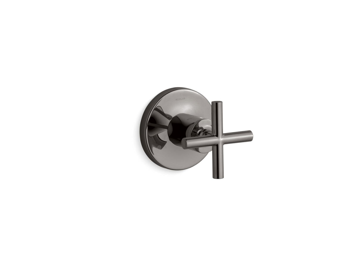 KOHLER K-T14491-3-TT Purist Mastershower Transfer Valve Trim With Cross Handle - Vibrant Titanium