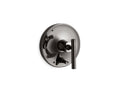 KOHLER K-T14501-4-TT Purist Rite-Temp Valve Trim With Push-Button Diverter And Lever Handle - Vibrant Titanium