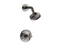 KOHLER K-TS14422-3-TT Purist Rite-Temp Shower Trim Kit With Cross Handle, 2.5 Gpm - Vibrant Titanium