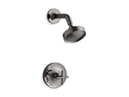 KOHLER K-TS14422-3-TT Purist Rite-Temp Shower Trim Kit With Cross Handle, 2.5 Gpm - Vibrant Titanium
