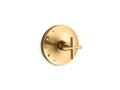 KOHLER K-TS14423-3-2MB Purist Rite-Temp Valve Trim With Cross Handle - Vibrant Brushed Moderne Brass