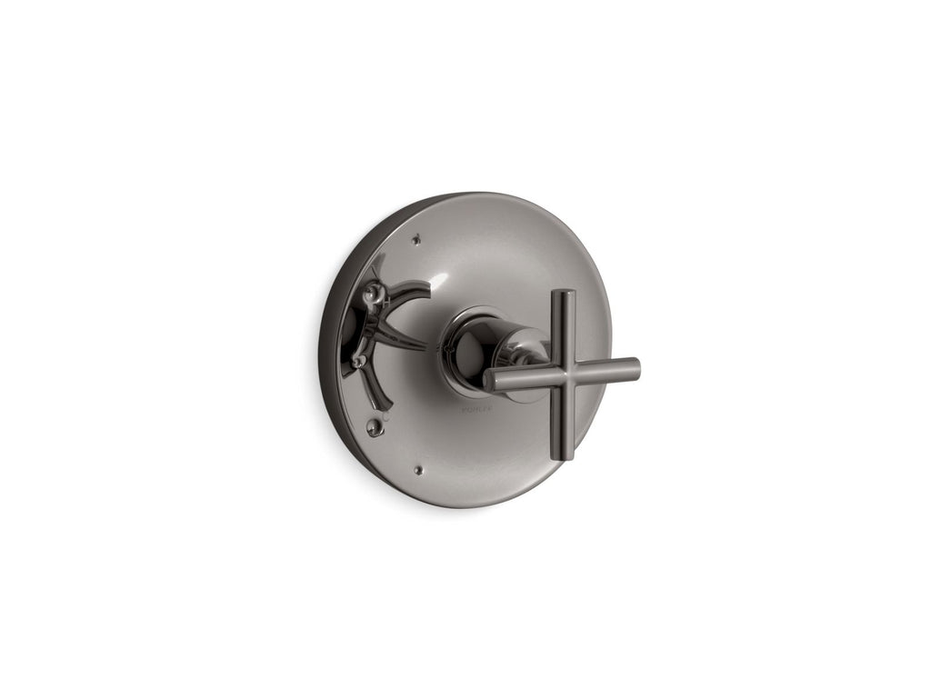 KOHLER K-TS14423-3-TT Purist Rite-Temp Valve Trim With Cross Handle - Vibrant Titanium