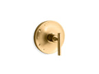 KOHLER K-TS14423-4-2MB Purist Rite-Temp Valve Trim With Lever Handle - Vibrant Brushed Moderne Brass