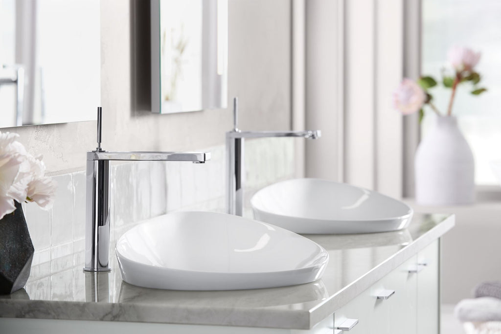 KOHLER K-20704-7 Veil 21" Oval Vessel Bathroom Sink - Black Black