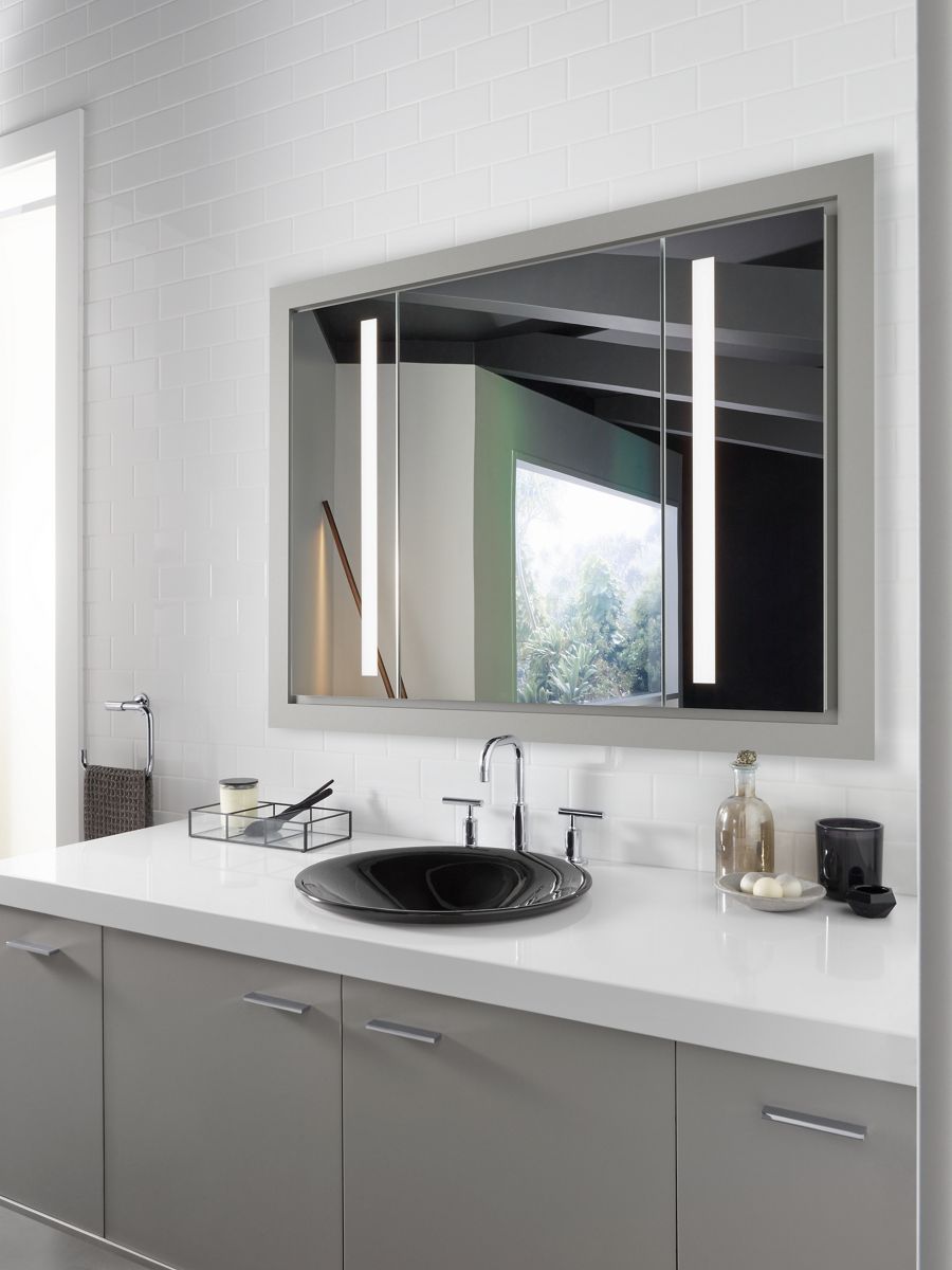 KOHLER K-75748-HD2-7 Sartorial Herringbone Carillon 17-1/2" Round Drop-In Bathroom Sink, No Overflow - Black Sartorial Herringbone