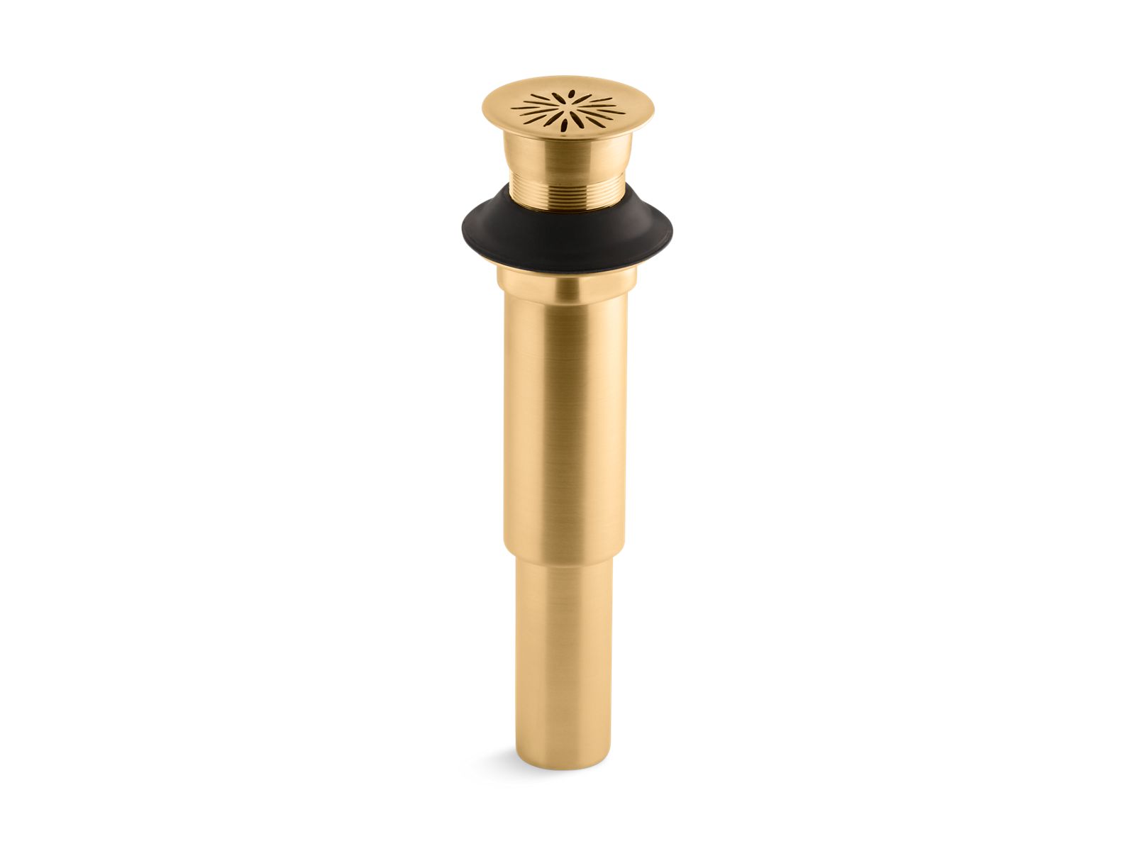 KOHLER K-7107-2MB Decorative grid drain without overflow - Vibrant Brushed Moderne Brass