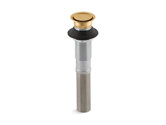 KOHLER K-7124-2MB Clicker drain without overflow - Vibrant Brushed Moderne Brass