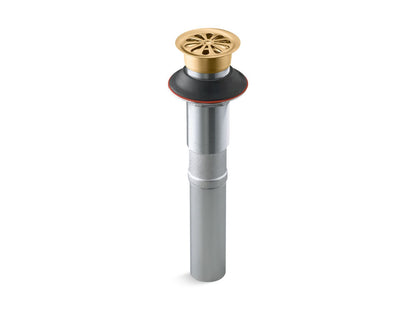 KOHLER K-7129-2MB Bathroom sink grid drain without overflow - Vibrant Brushed Moderne Brass